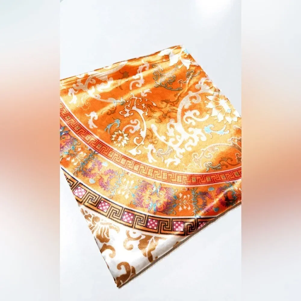 Floral print scarf G4
